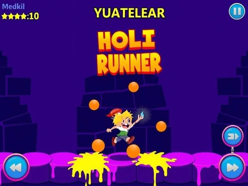 Splashy Holi Runner Gameplay